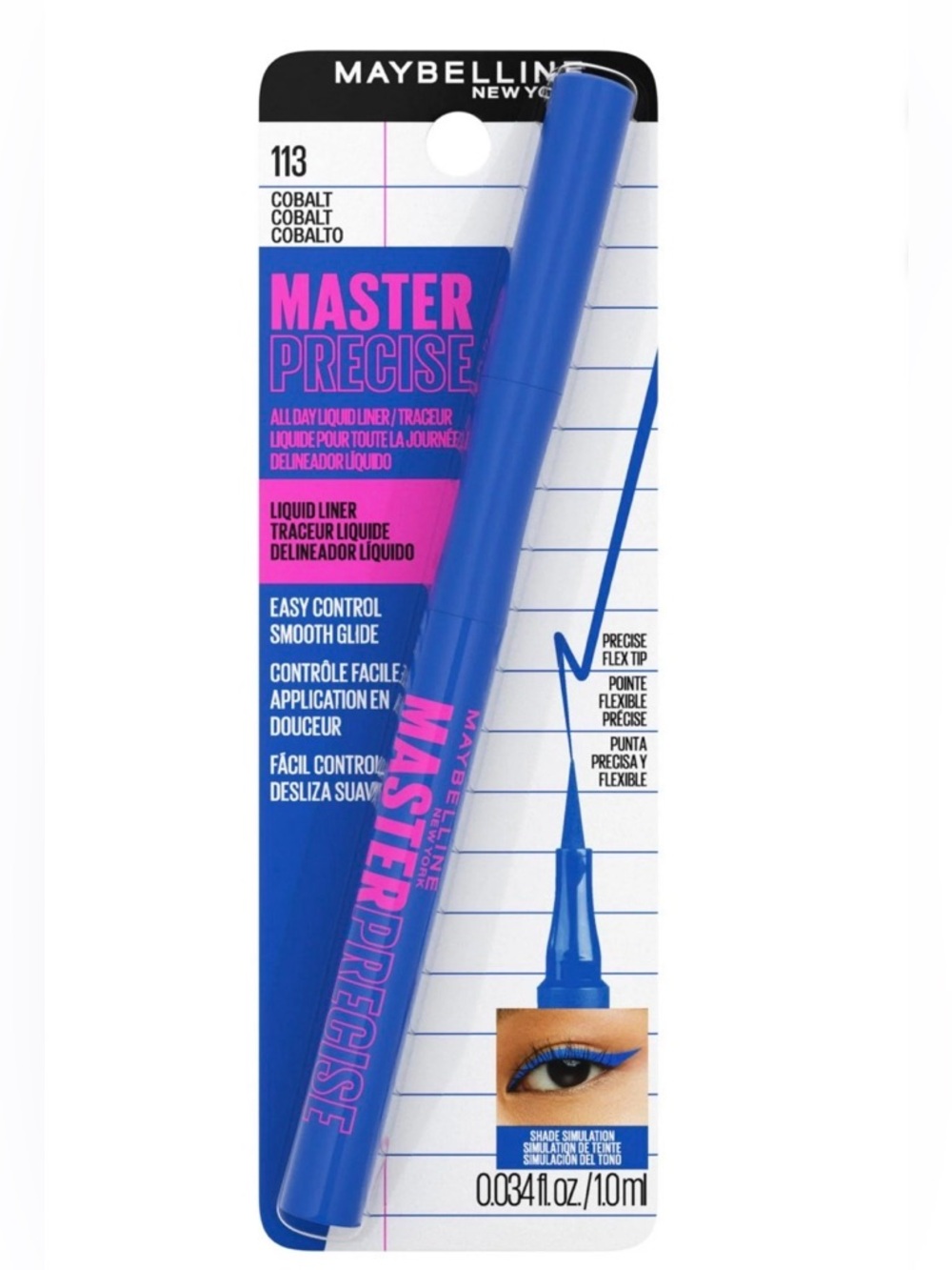 Maybelline Master Precise Liquid Liner - Cobalt Blue